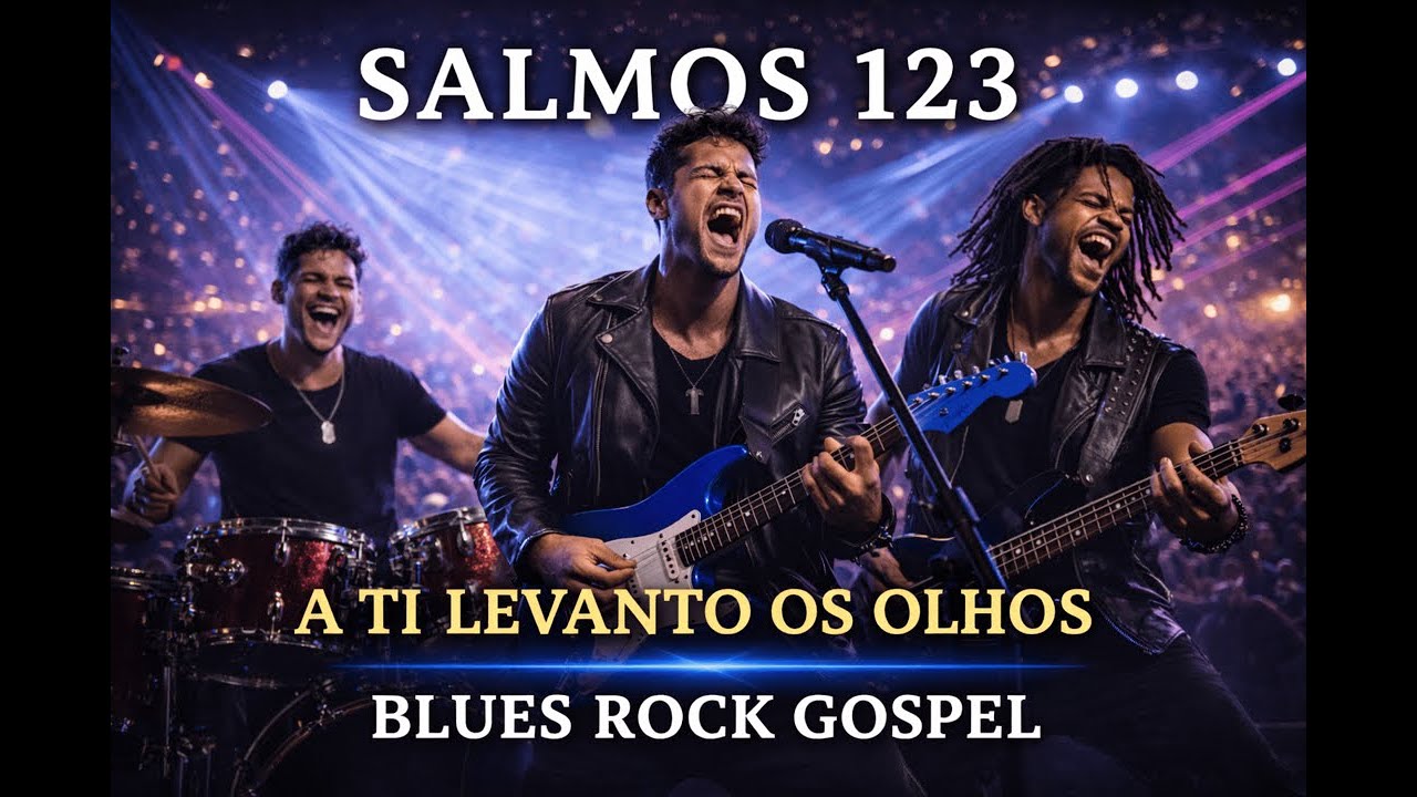 A Versão Mais Poderosa do SALMO 123 Nunca visto antes! Poderosa...(Blues Rock)