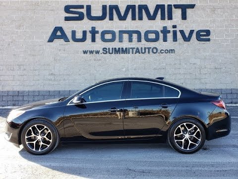 2017 BUICK REGAL SPORT TURBO ONYX BLACK WALK AROUND REVIEW 9J408A 판매! www.SUMMITAUTO.com