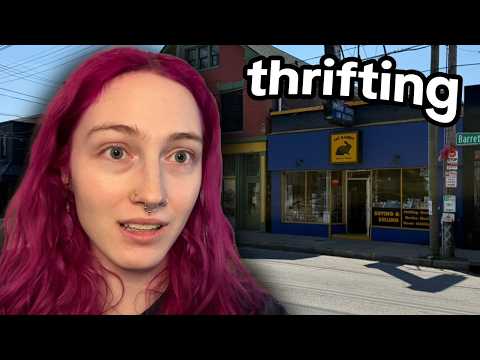 i went thrifting to forget about the horrors of the world
