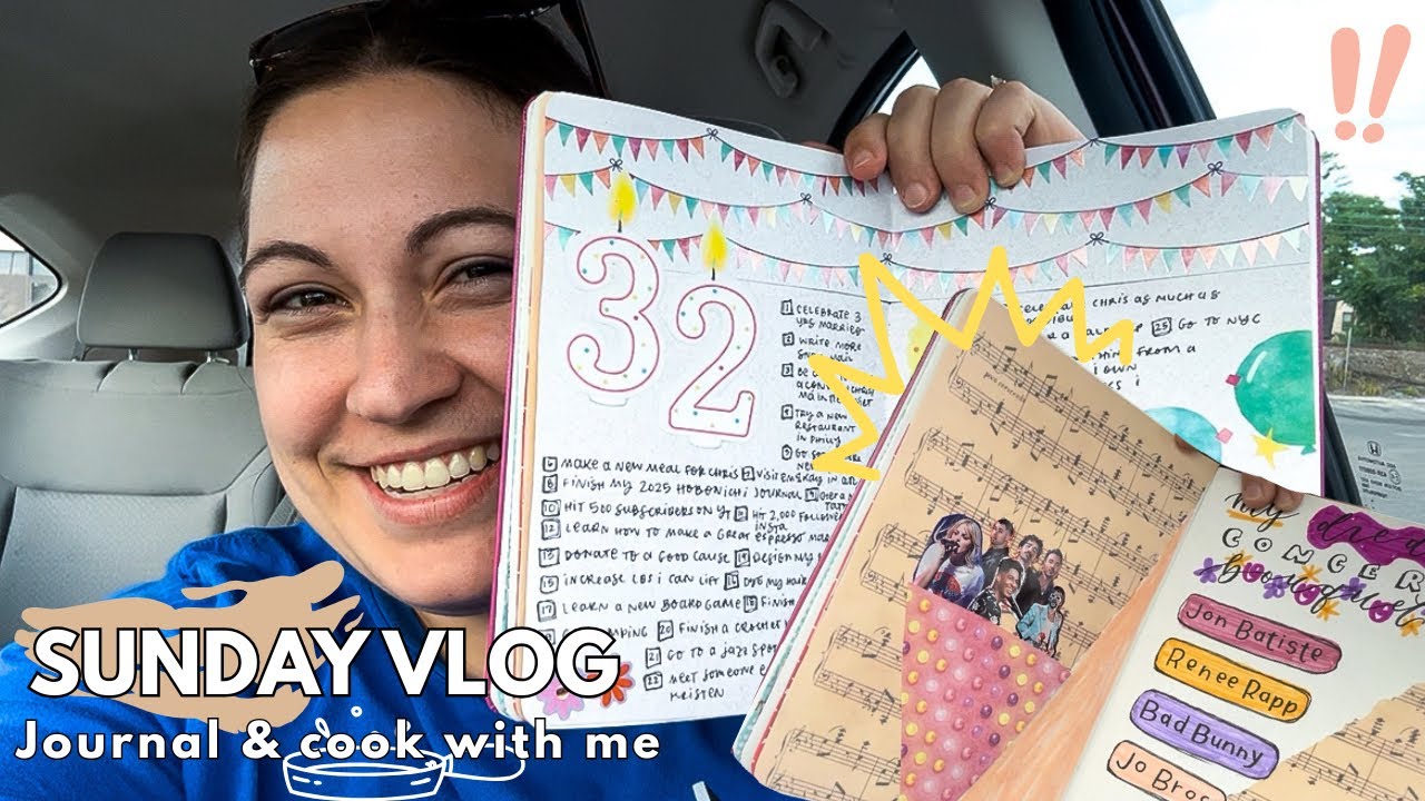 Vlog Journal Sunday Vlog JOURNAL & COOK WITH ME ๐ณ - YouTube