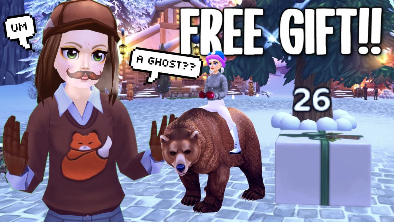 Meeting a Star Stable GHOST?? FREE Yule Tree Gift Day 26 - Star Stable Advent Calendar