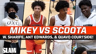 Mikey Williams vs Scoot Henderson 🔥 Sharife Cooper courtside for GAME OF THE YEAR‼️