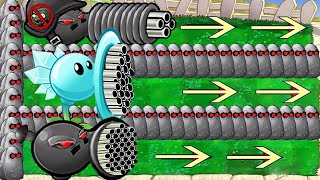 Plants vs Zombies Mod | Doom Gatling Pea Vs Snow Pea Vs Doom Repeater Vs Dr.Zomboss