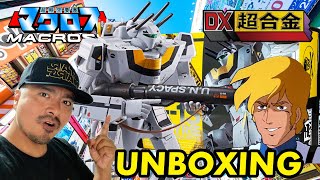 🤩 Unboxing Macross DX Chogokin VF-1S Valkyrie Roy Focker Special ☠️ Robotech with Japan Geek