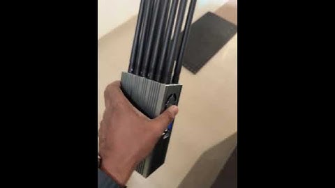 12 Antennas Portable 5g Cell Phone Signal Jammer, Battery Blocker Time 2hours 121A