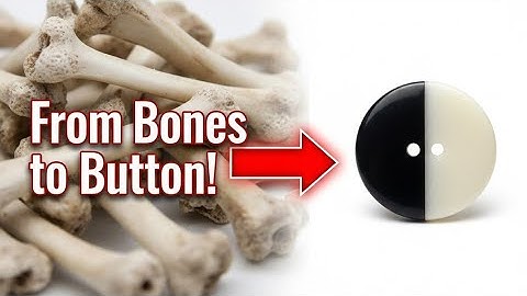 How Waste Animal Bones Are Recycled Into Beautiful Buttons | Full Manufacturing Process