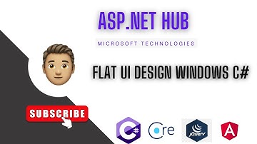 Flat UI Design windows C#