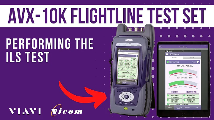 AVX-10K Training - Performing the ILS Test