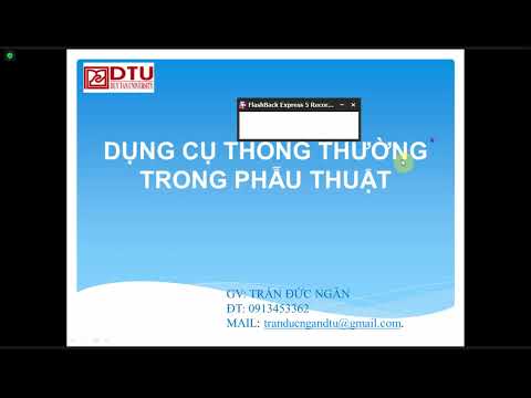 Video: Đi đâu Trong Phẫu Thuật