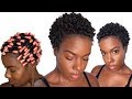 Perm Rod Set on SUPER SHORT Natural Hair | Nia Hope