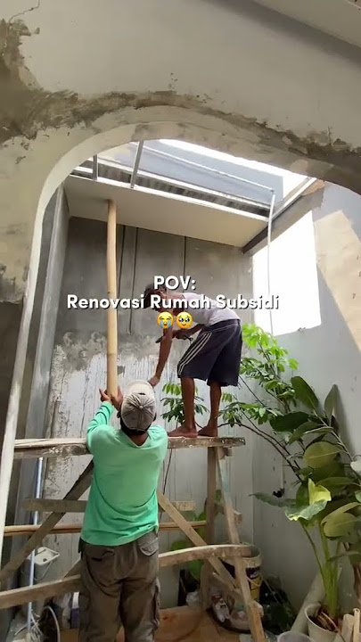 perjalanan renovasi rumah subsidi by @rupa.rumahpertama #renovasirumahsubsidi