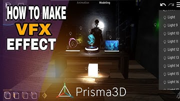 How to Make VFX in Prisma 3D Make Animation Story full Tutorial Prisma 3D animation