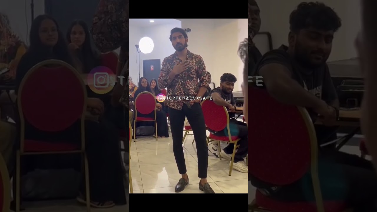 Stephen Zechariah at Paris Fans Meet #stephenzechariah