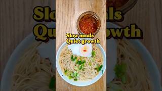 Slow meals heal busy minds｜Quiet growth comes with small food moments