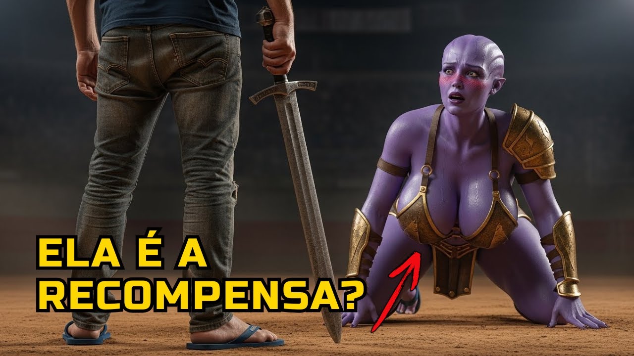 “‘Se Me Derrotar, Eu Me Caso Com Você… disse a Gladiadora Alien — e pela primeira vez, ela perdeu