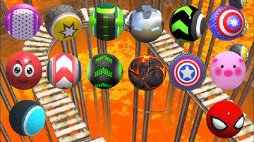 Rollance VS Going Balls VS Sky Rolling Ball 3D- Speedrun Gameplay Walkthrough 2025🔥| Android Games