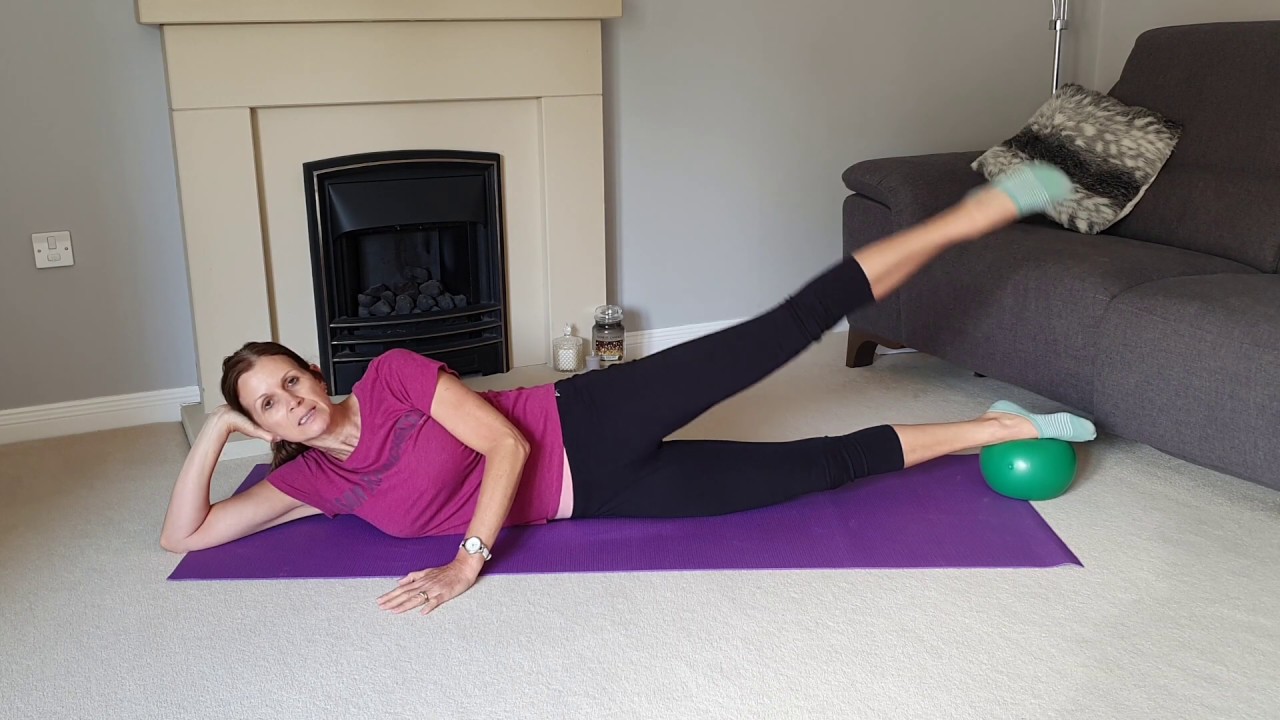 Pilates with a MiniBall Sequence 2 YouTube