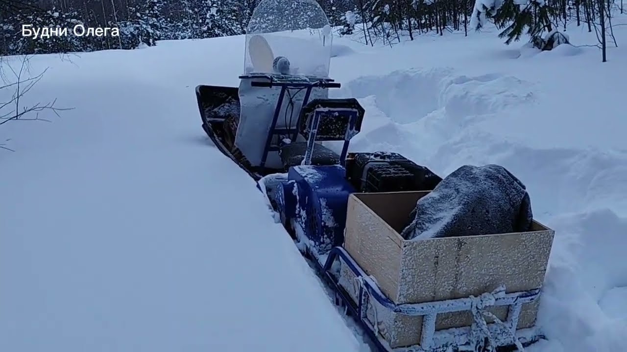 Поход в лес на мототолкаче. Буду закрывать капканы 26.02.26
