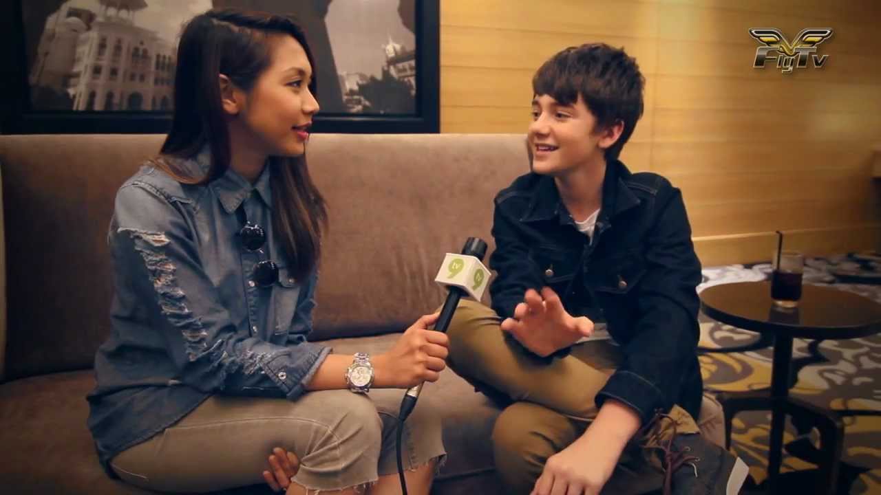 GREYSON CHANCE Eats Nasi Lemak, Hates Durian @ Malaysia 2012