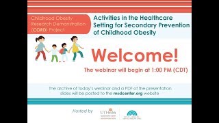 Activities in the Healthcare Setting for Secondary Prevention of Childhood Obesity