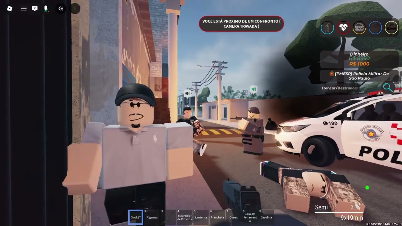 Populares atrapalham a viatura durante pinote!!