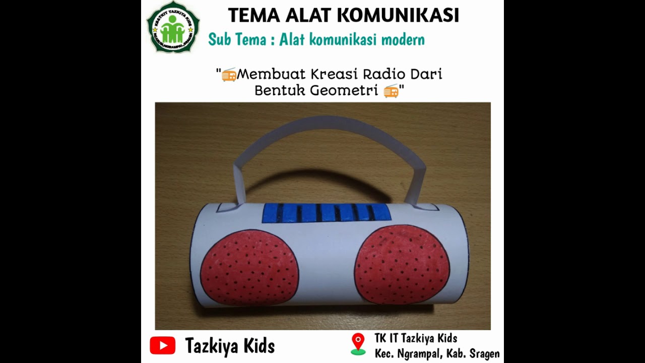   Membuat Kreasi Radio  Dari Bentuk Geometri    YouTube