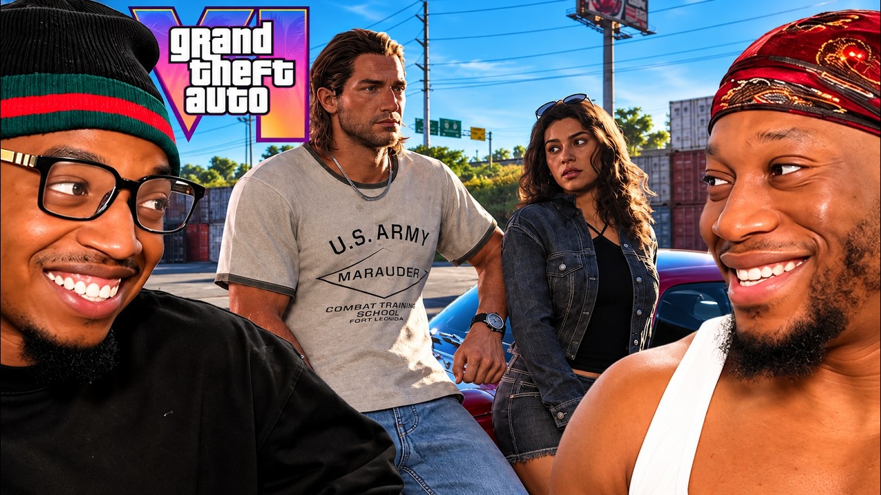 Zias & B Lou React To Grand Theft Auto VI Launch Trailer! 😮