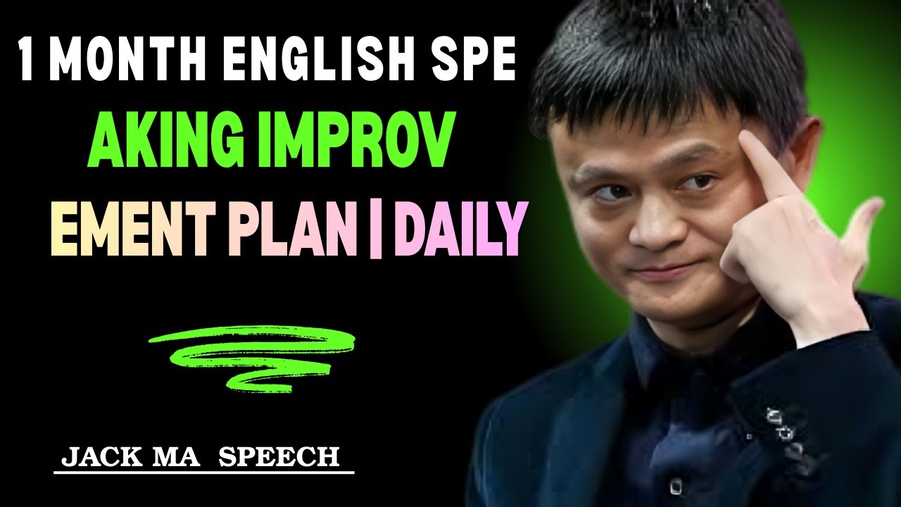 1 Month English Speaking Improvement Plan | Daily Practice Guide  jack