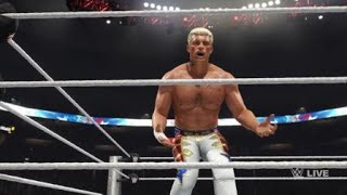 WWE - Cody Rhodes vs CM Punk 2026 RAW Monday Night Netflix One On One Match Wrestling