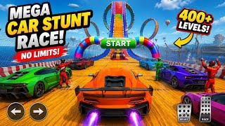 🔥 Mega Car Stunt Race Game 🚗 Impossible Ramp Challenge | Crazy Car Racing Gameplay screenshot 5