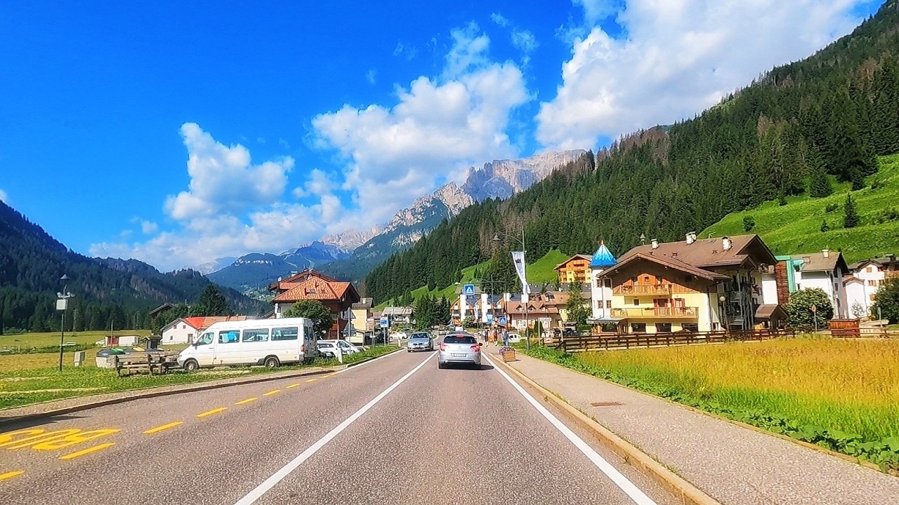 VAL DI FASSA & VAL DI FIEMME scenic drive | Driving Tour from Canazei to Cavalese | DOLOMITES Italy