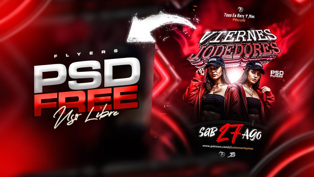 Cómo crear FLYERS para EVENTOS En Photoshop + Psd Editable