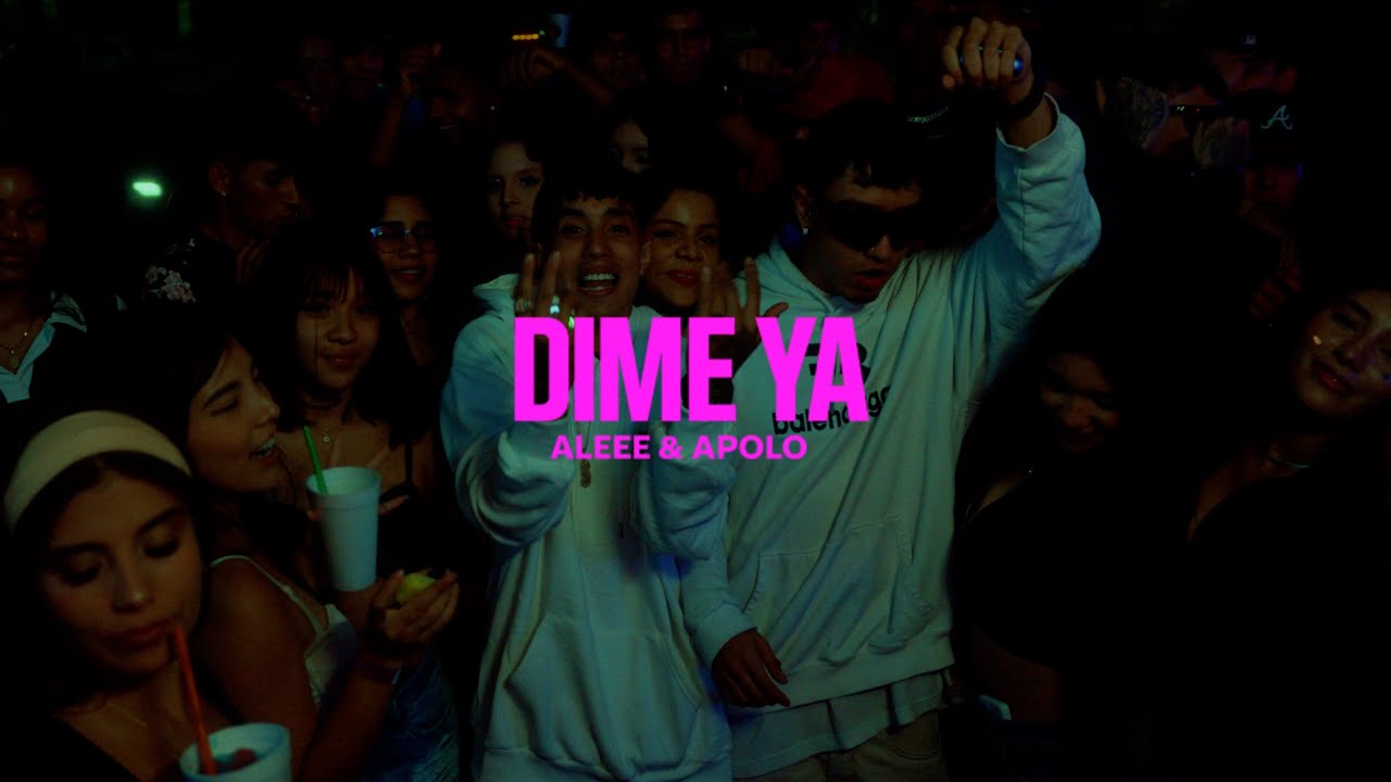 ALEEE x APOLO | DIME YA 🏴 (VIDEO OFICIAL) - YouTube