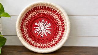 Easy Coiled Basket Tutorial Using a Base