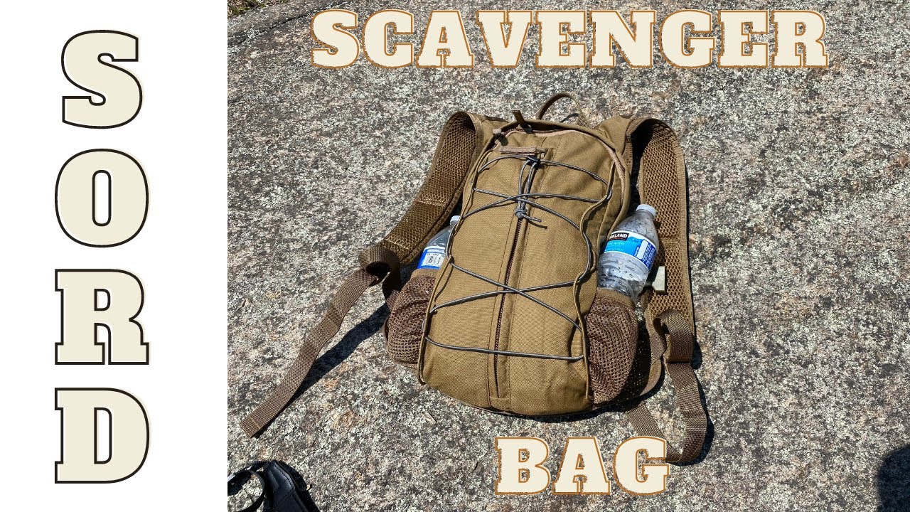 SORD Scavenger Bag: An insanely useful minimalist backpack - YouTube