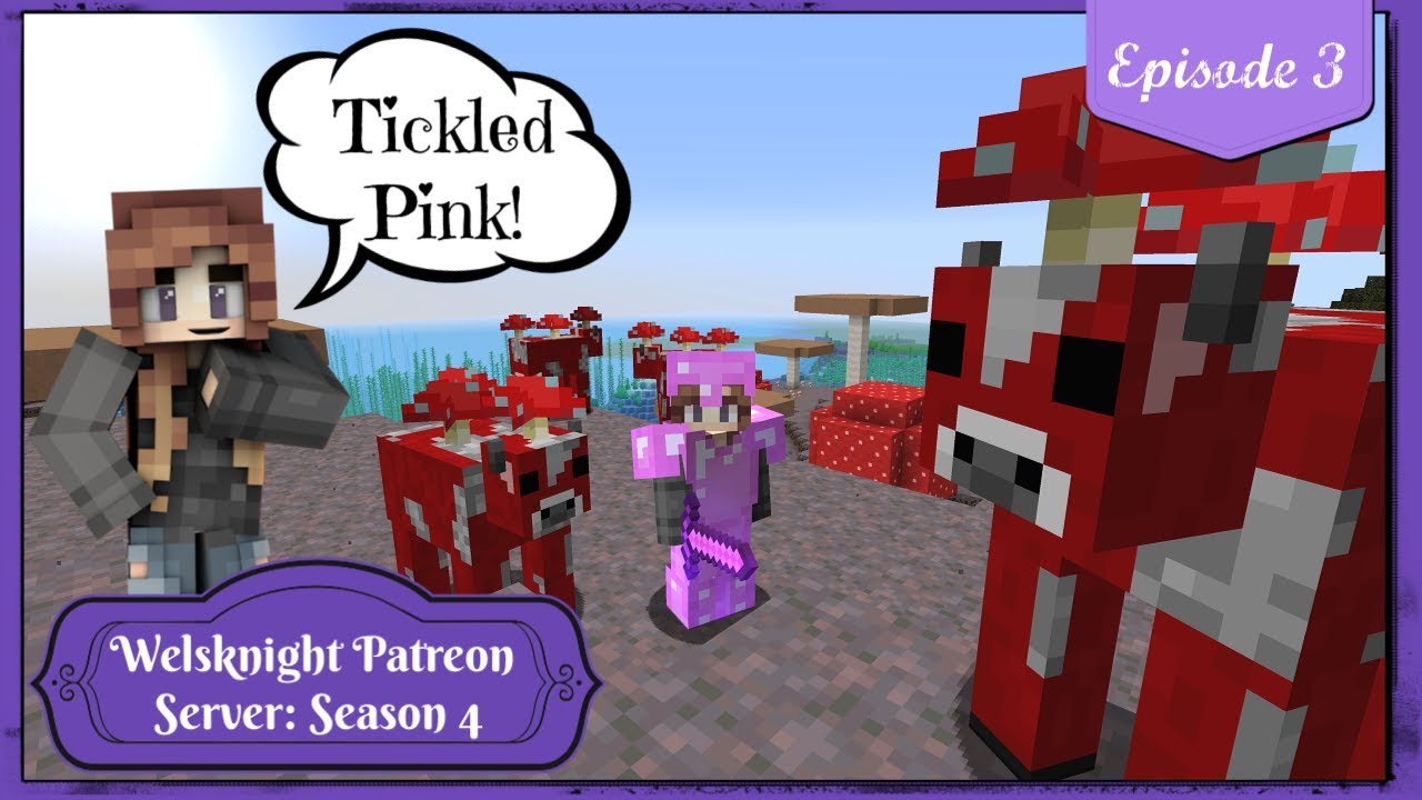 Tickled Pink! - Minecraft 1.13.1 - Welsknight Patreon SMP Season 4 - Let's Play (Ep 3)