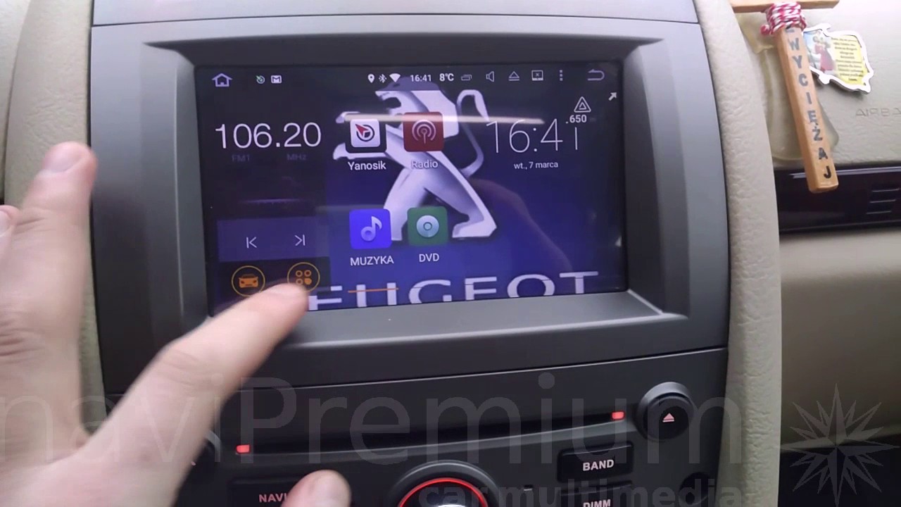 Peugeot 407 2004-2010 Radio Nawigacja Android 5.1 Navipremium - Youtube