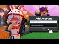 My girlfriend hacked my roblox account in mm2  murder mystery 2 funny moments