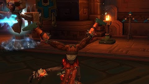 World of Warcraft Dragonflight Beta - Enhancement Shaman Basic Fire Rotation