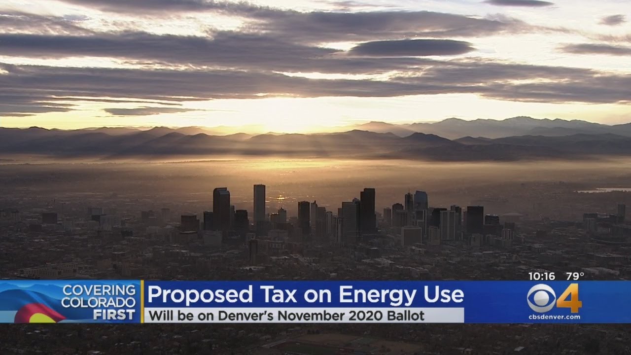 newspaper mockup Proposed Tax On Energy Use Goes To Denver Voters