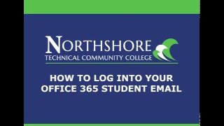 NTCC - How To Log Into Your Office 365 Student Emai