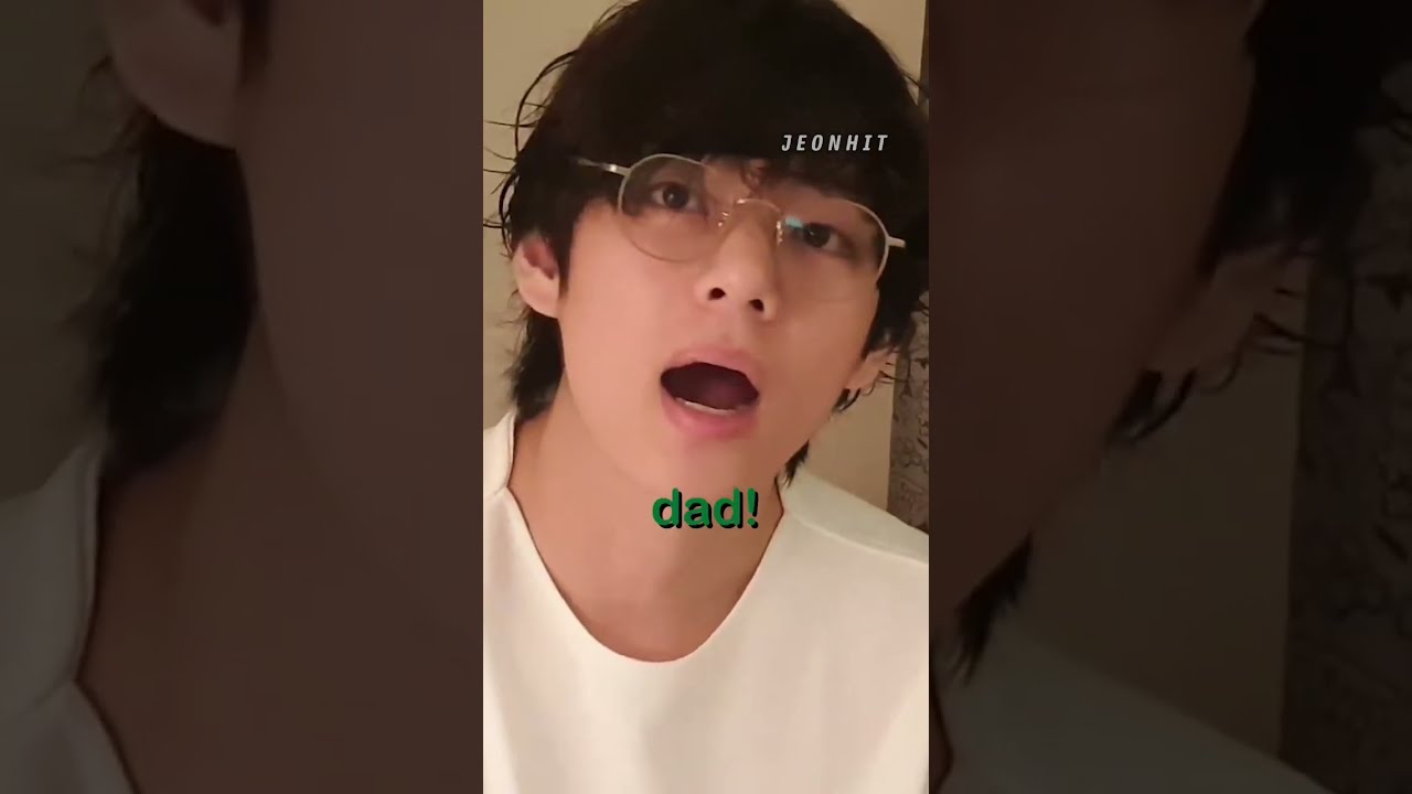 Taehyung telling ARMY his dream is to become a dad