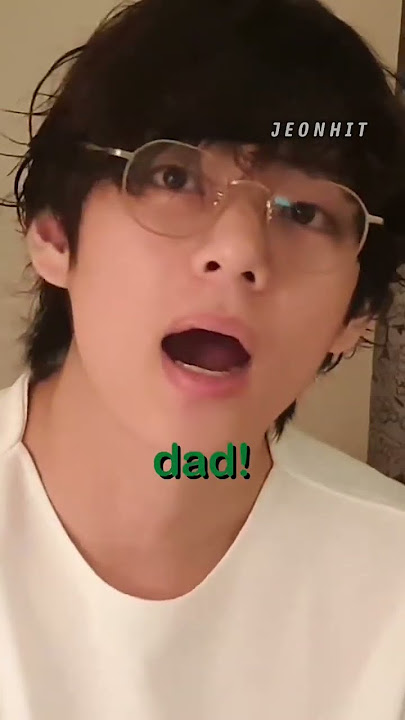 Taehyung telling ARMY his dream is to become a dad