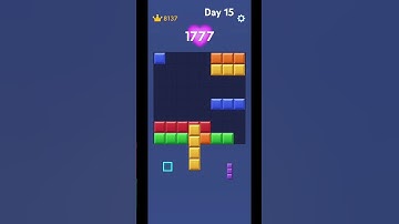 Day 15 of playing block blast every day #blockblast #viral #shorts #games #popularsounds #daily