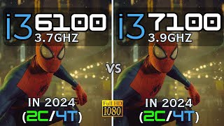 i3 6100 vs i3 7100 Tested in 13 Games (2024) | 1080p