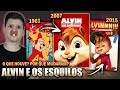 O que HOUVE com ALVIN E OS ESQUILOS? Por que MUDARAM? - Entenda a EVOLUÇÃO