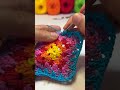 EASY Spike Stitch Granny Square! #shorts