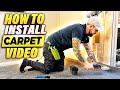 How to install carpet  easy step by step beginners guide