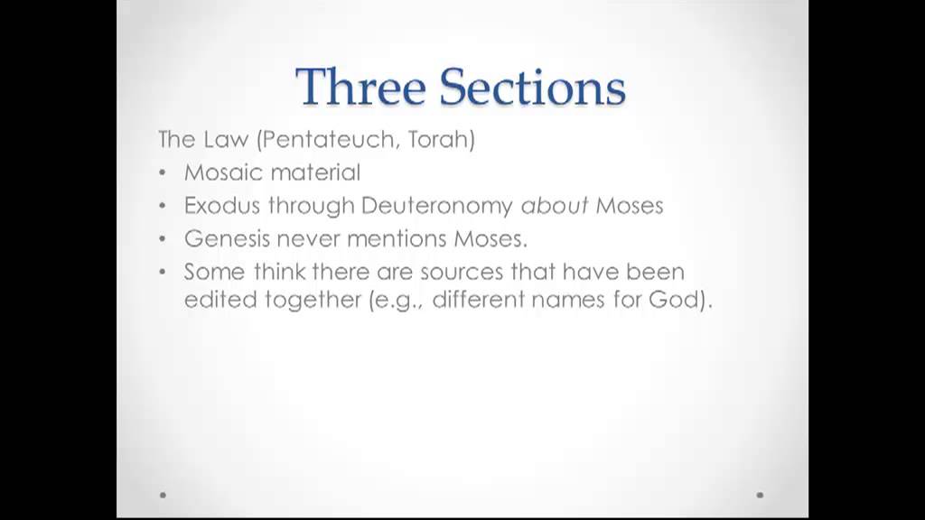 The Text and Canon of the Hebrew Bible