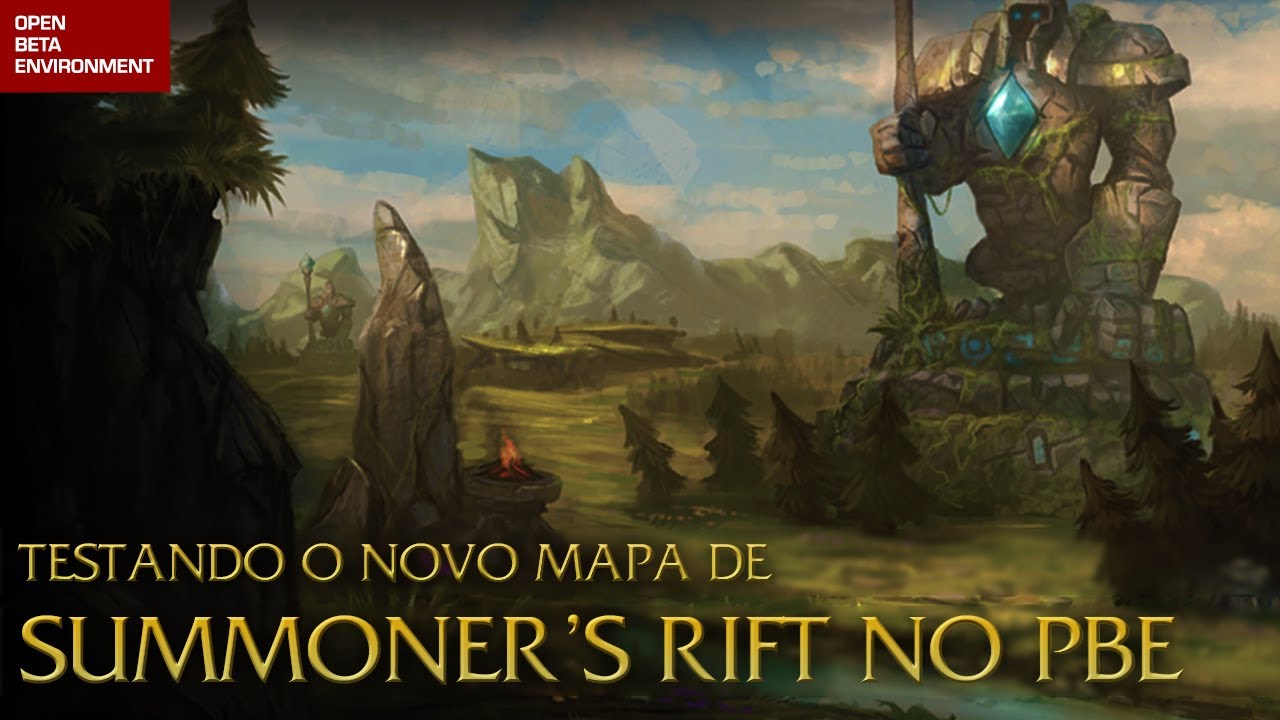 Novo Summoner's Rift no PBE - Conhecendo o mapa - YouTube